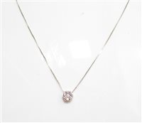Collier Orelù Femme in Or blanc Diamante 0.16 Ct 001067MAZ-A - 001067MAZ-A